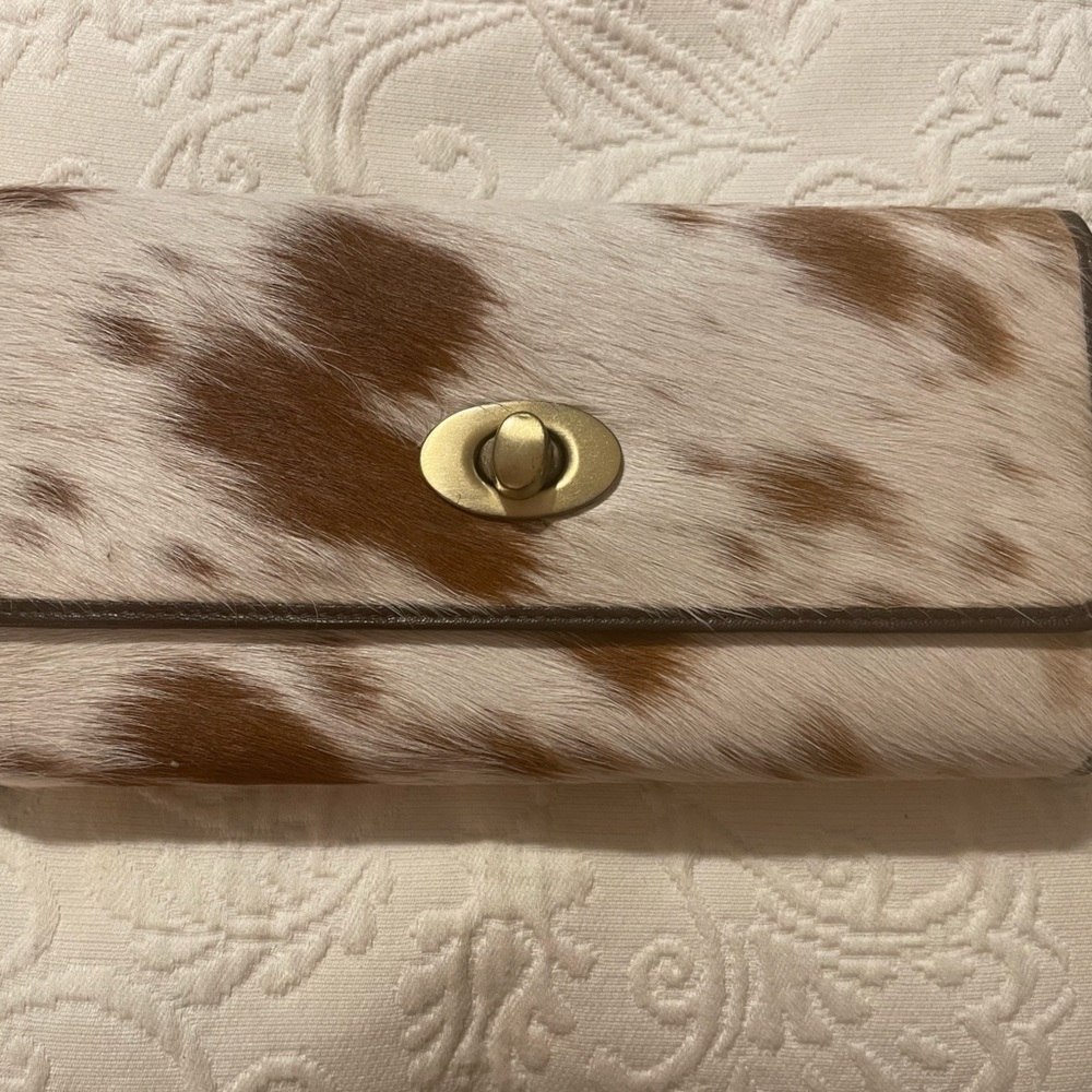Myra cow hide wallet